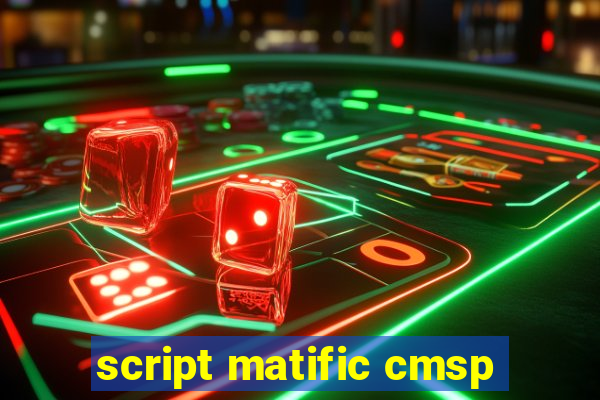script matific cmsp